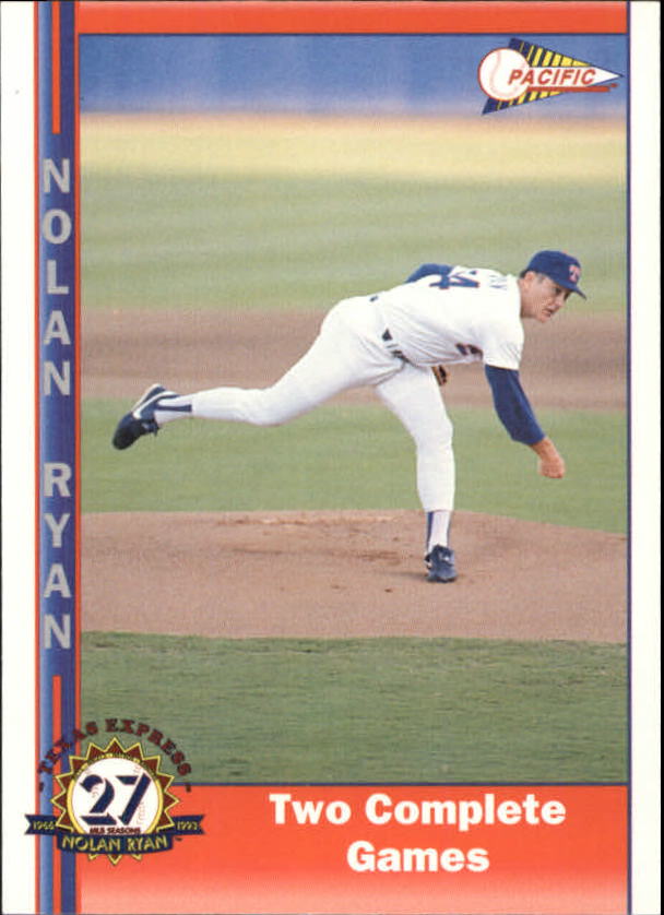 1993 Pacific Ryan 27th Season #221 Nolan Ryan/Ranger's Opening Night  Pitcher - NM-MT - Baseball Card Connection