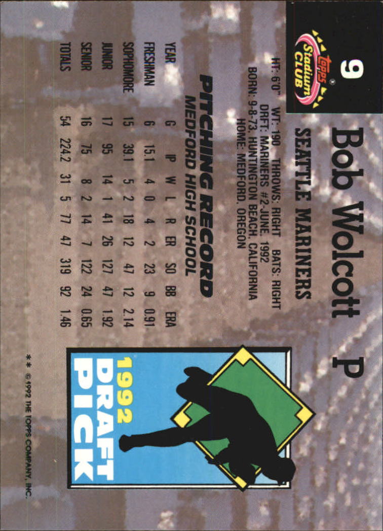 1993 Stadium Club Murphy Baseball - Picture 13 of 272