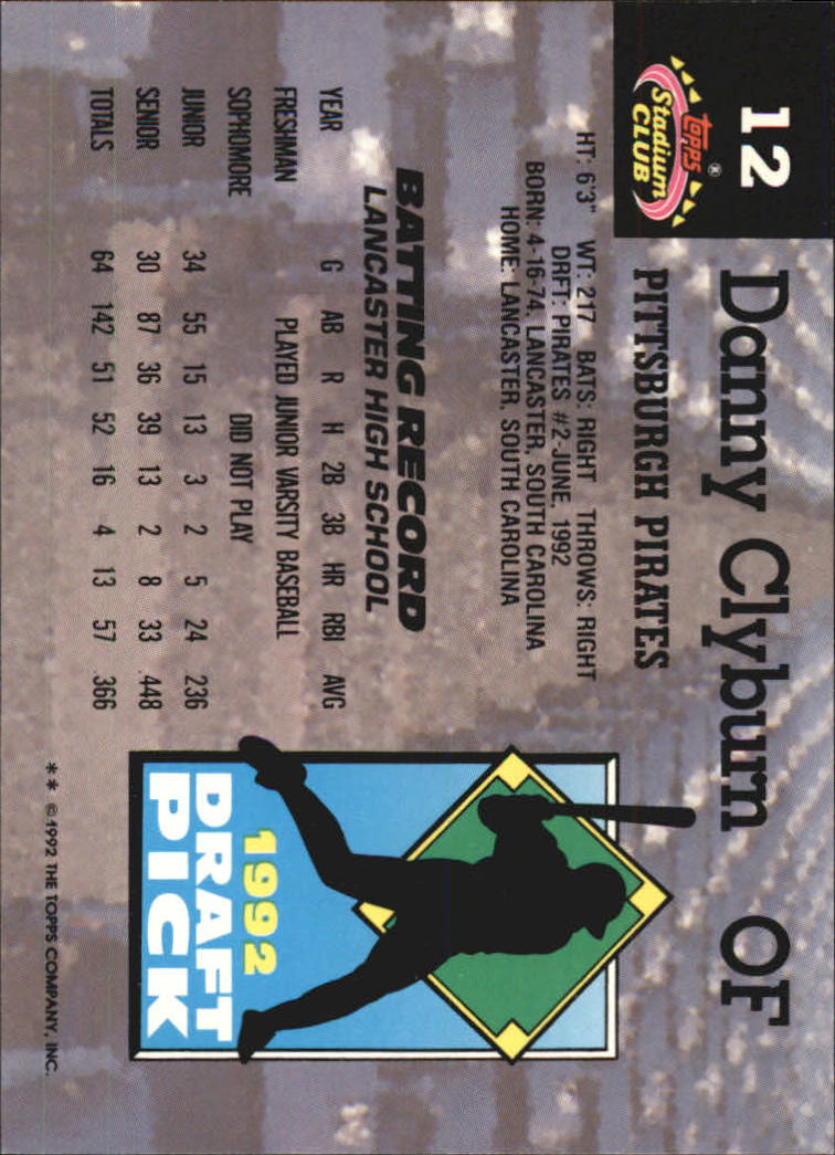 1993 Stadium Club Murphy Baseball - Picture 19 of 272