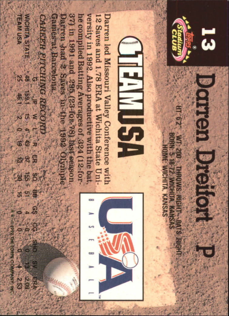 1993 Stadium Club Murphy Baseball - Picture 21 of 272