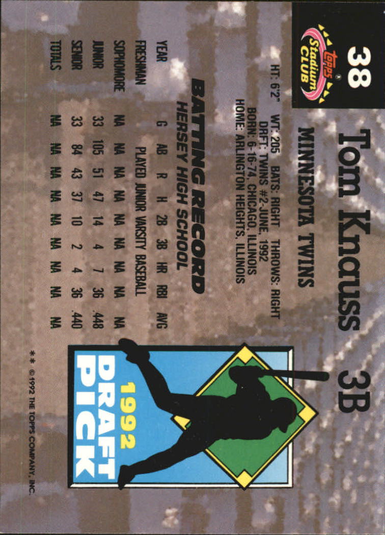 1993 Stadium Club Murphy Baseball - Picture 51 of 272