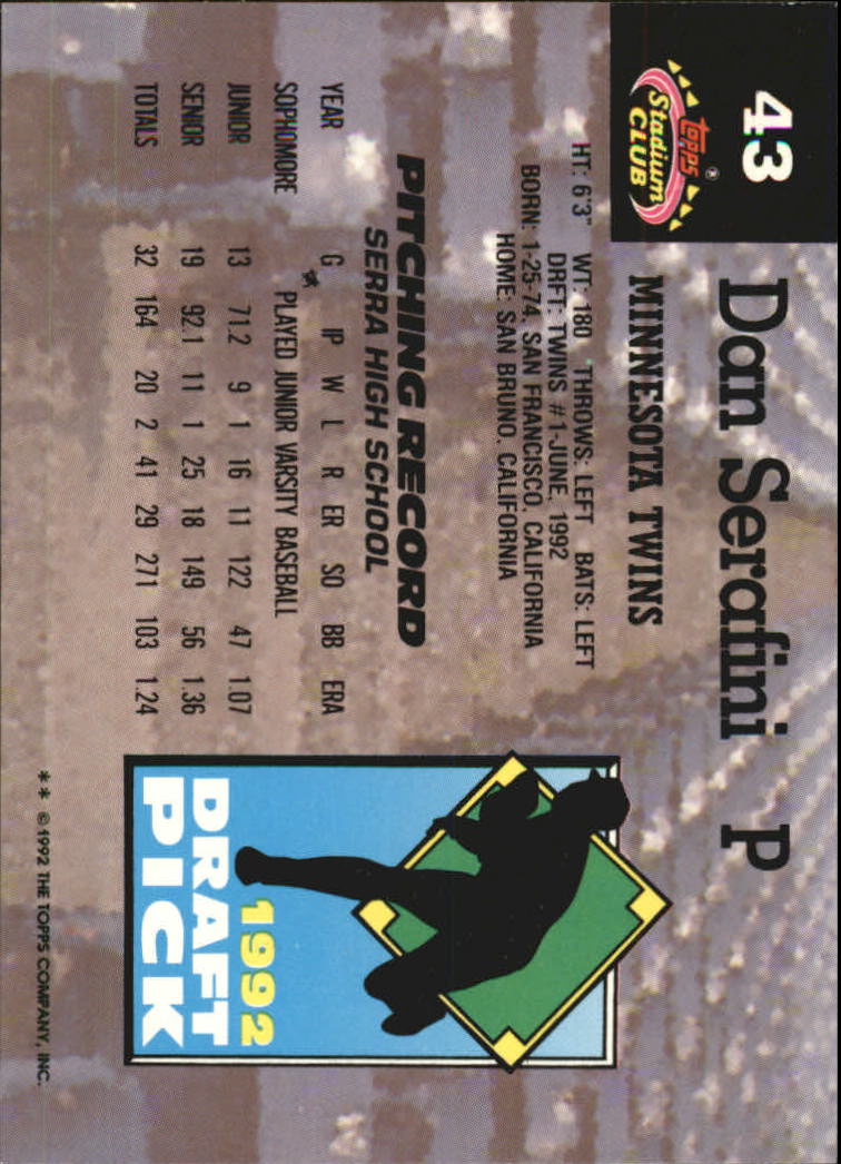 1993 Stadium Club Murphy Baseball - Picture 59 of 272