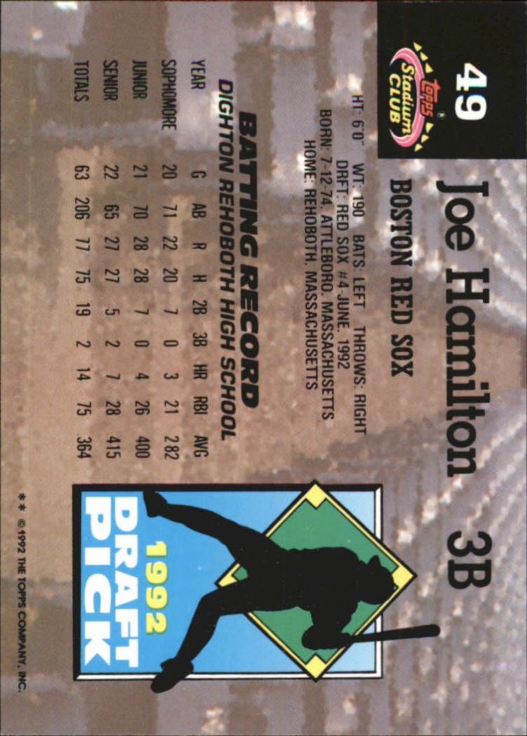 1993 Stadium Club Murphy Baseball - Picture 70 of 272
