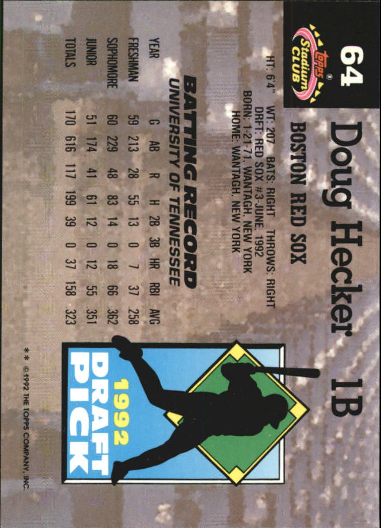 1993 Stadium Club Murphy Baseball - Picture 84 of 272