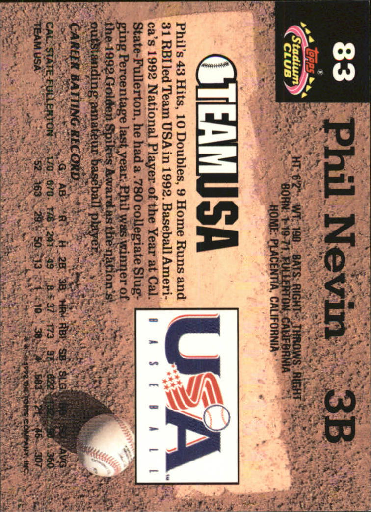 1993 Stadium Club Murphy Baseball - Picture 108 of 272
