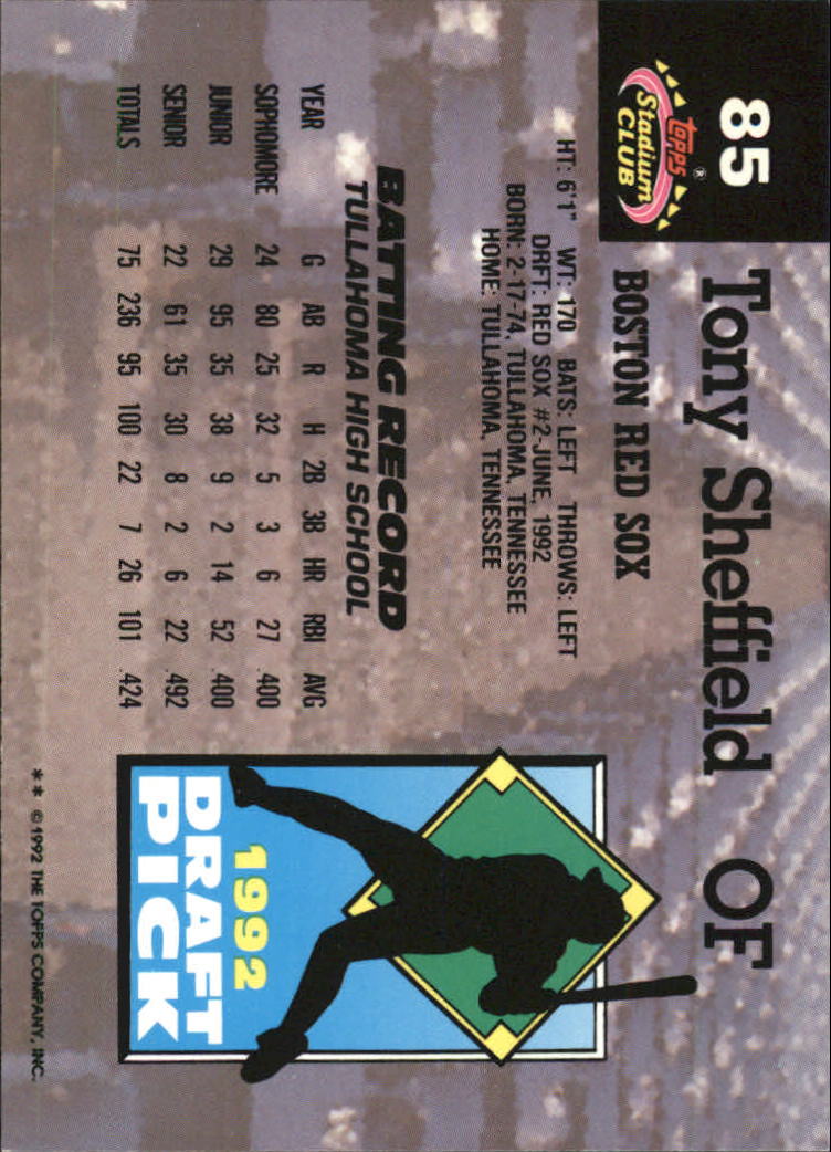 1993 Stadium Club Murphy Baseball - Picture 110 of 272