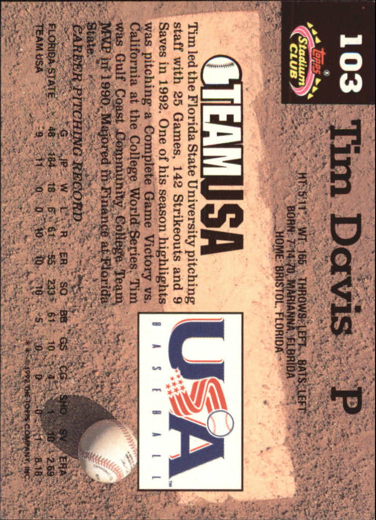 1993 Stadium Club Murphy Baseball - Picture 138 of 272