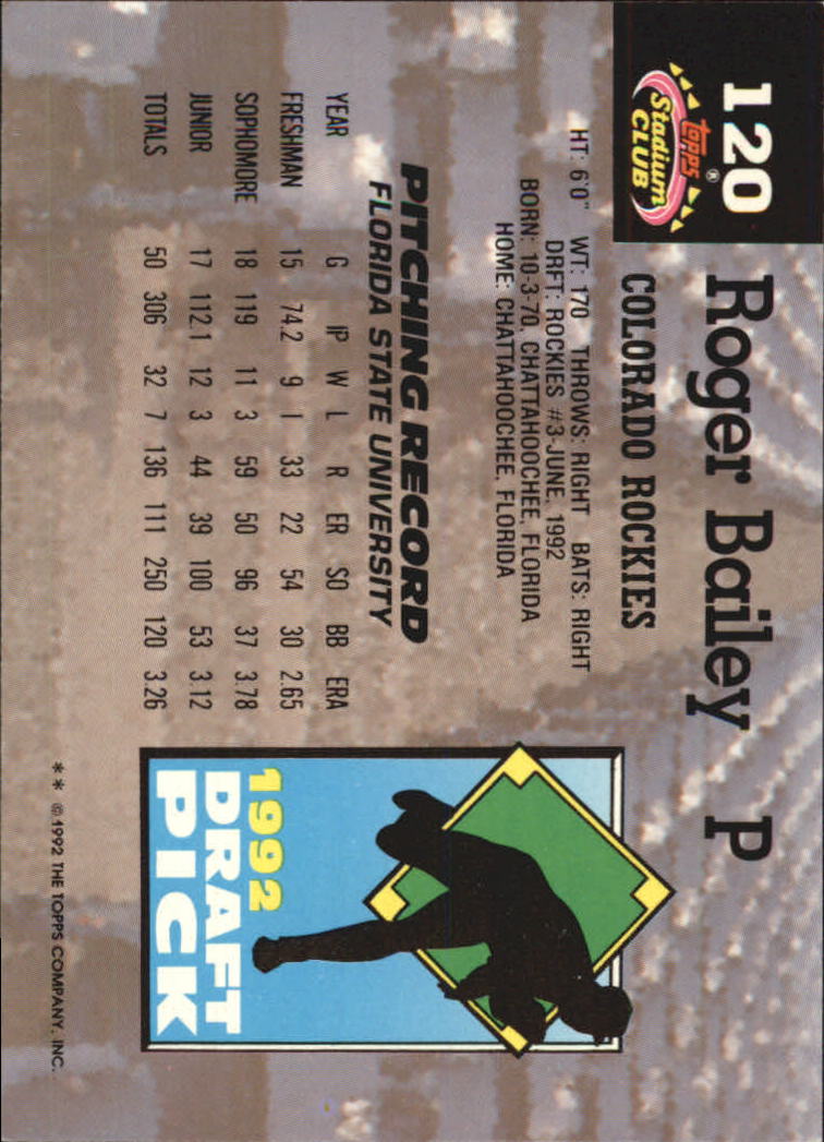 1993 Stadium Club Murphy Baseball - Picture 162 of 272
