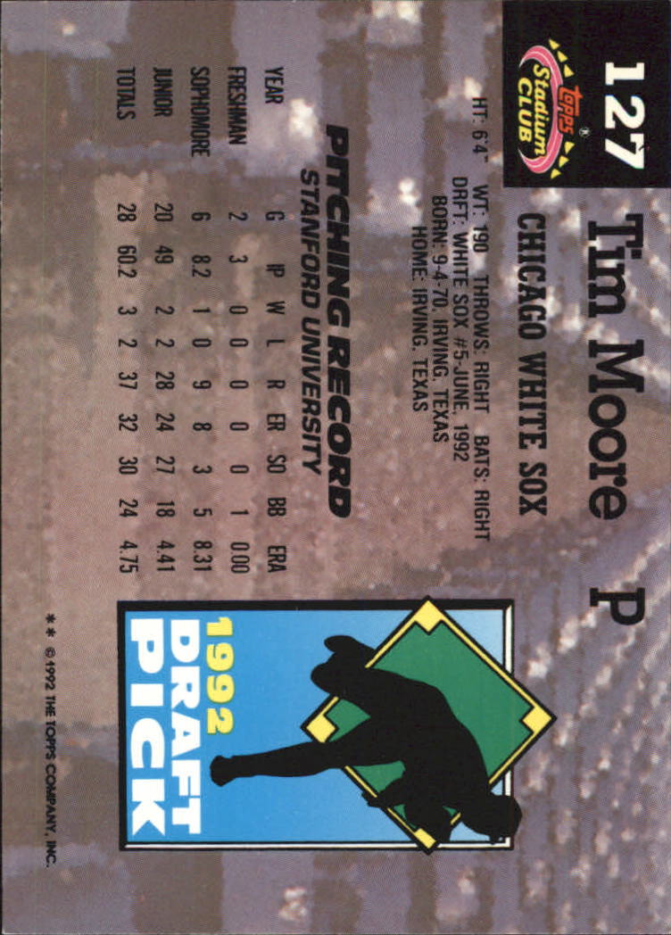 1993 Stadium Club Murphy Baseball - Picture 174 of 272