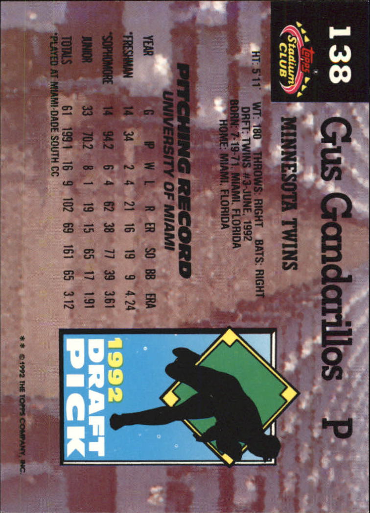 1993 Stadium Club Murphy Baseball - Picture 190 of 272