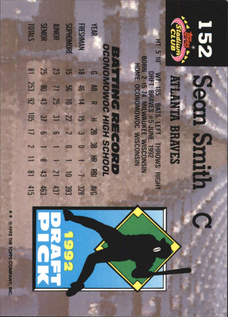 1993 Stadium Club Murphy Baseball - Picture 208 of 272