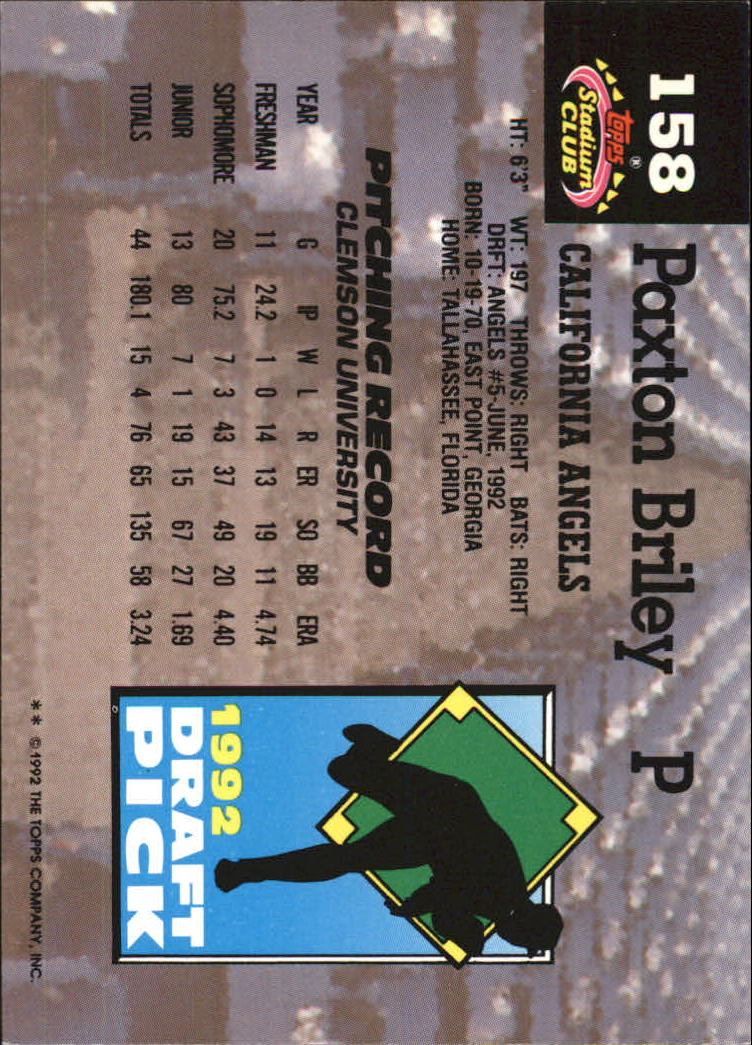 1993 Stadium Club Murphy Baseball - Picture 214 of 272
