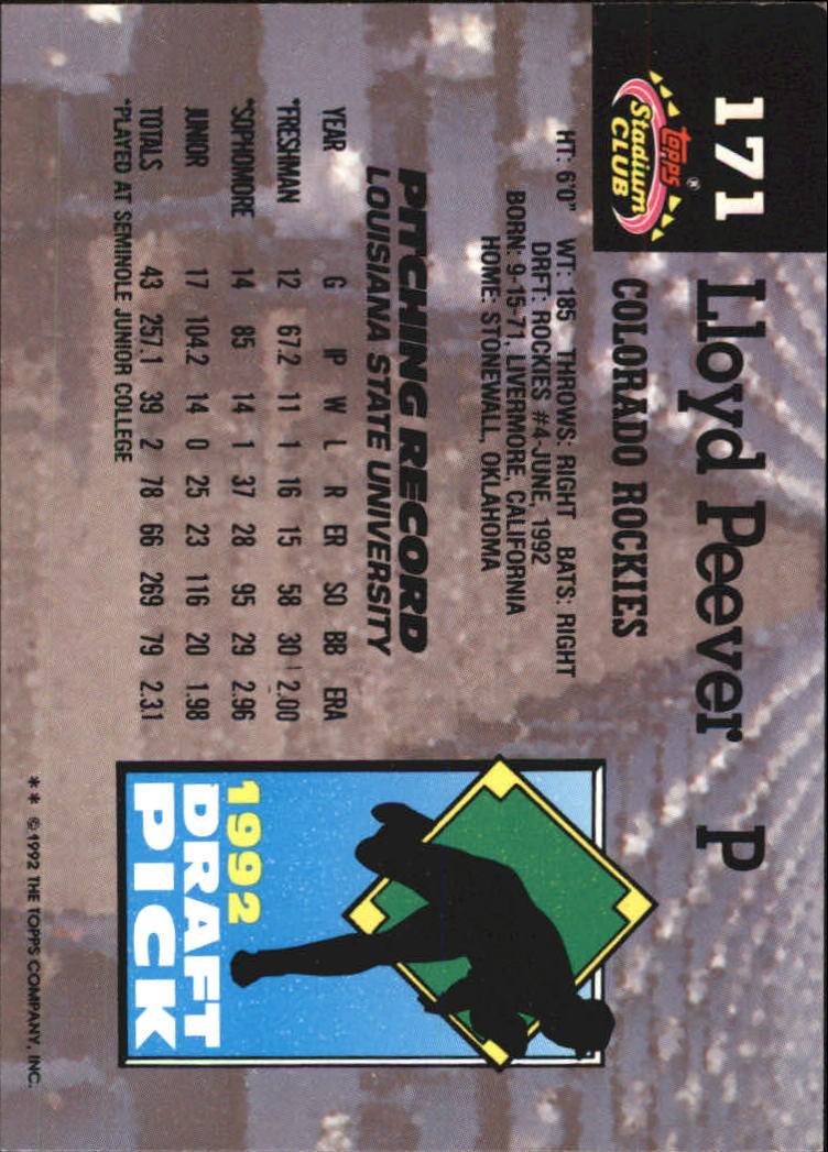 1993 Stadium Club Murphy Baseball - Picture 230 of 272