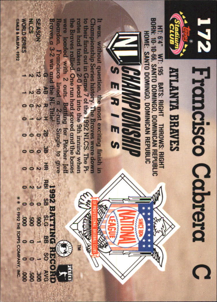 1993 Stadium Club Murphy Baseball - Picture 232 of 272
