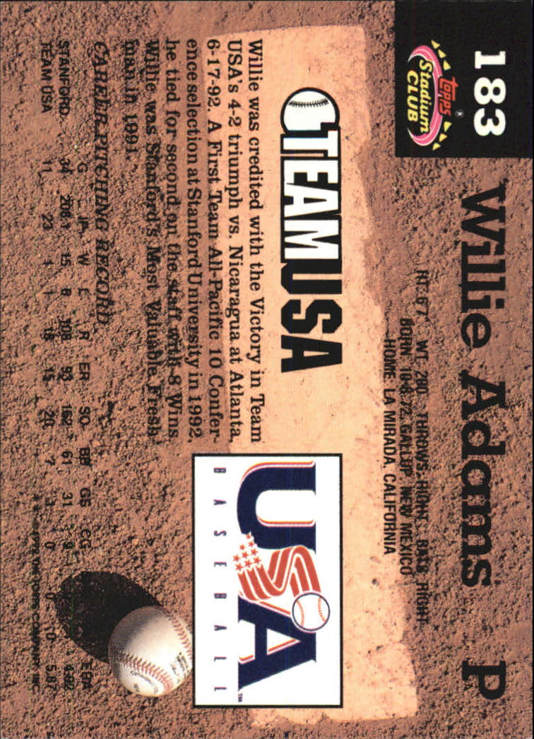 1993 Stadium Club Murphy Baseball - Picture 248 of 272