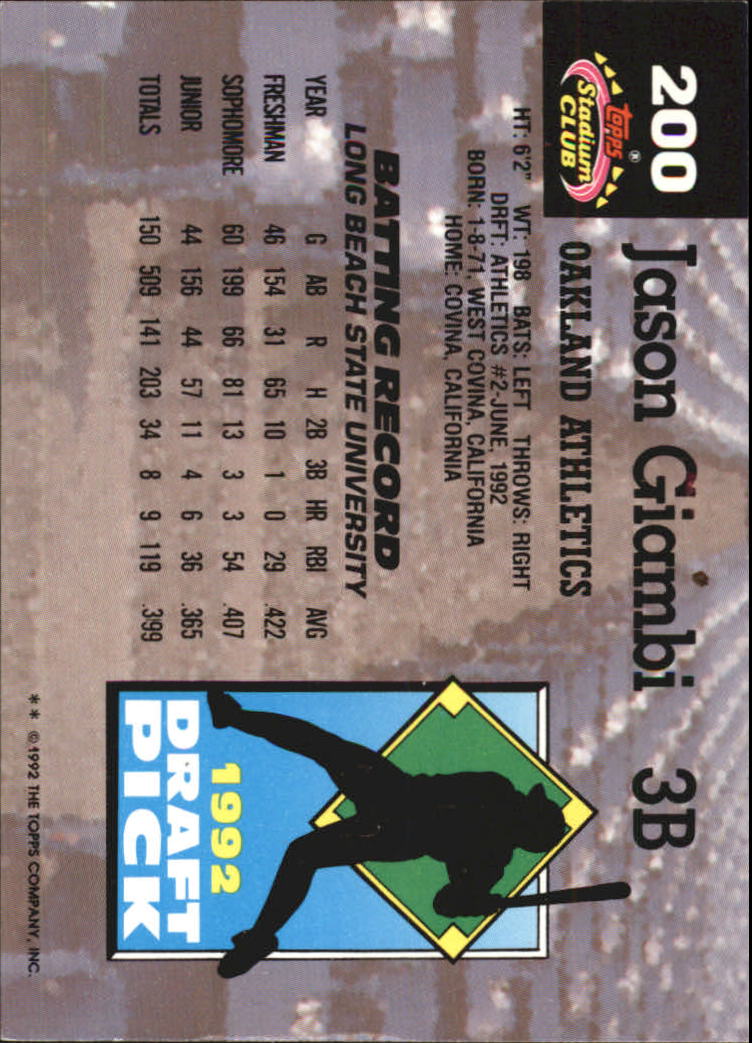 1993 Stadium Club Murphy Baseball - Picture 272 of 272