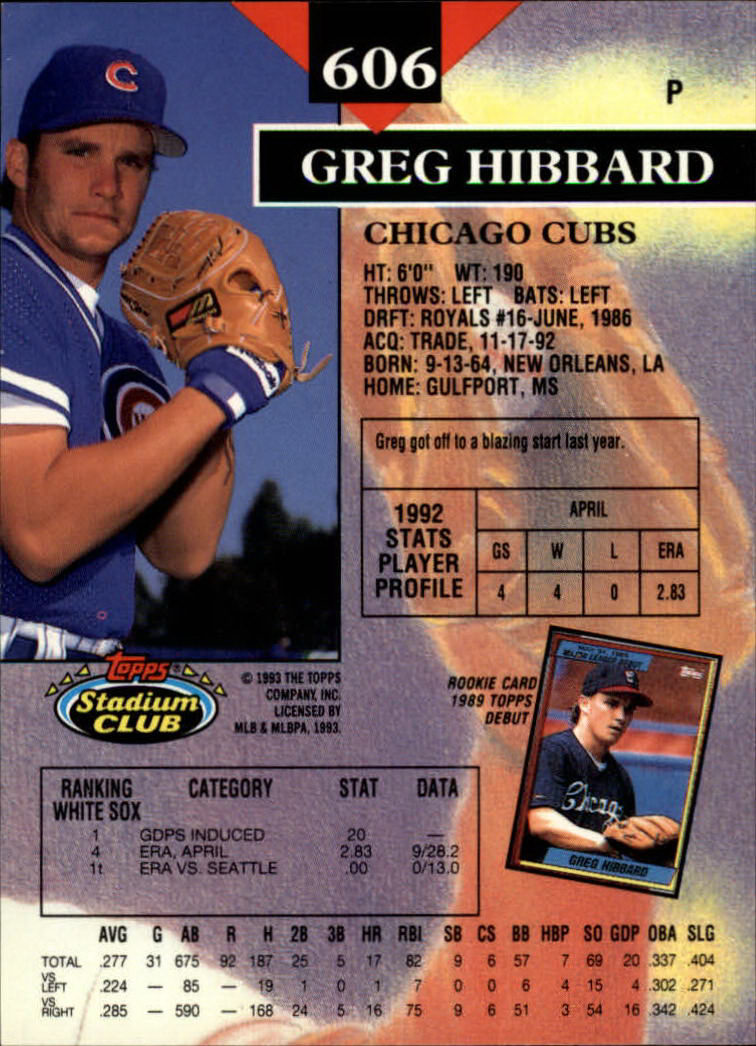 1993 Stadium Club Baseball Part 3 Main Set Card #500-750 - Picture 209 of 497