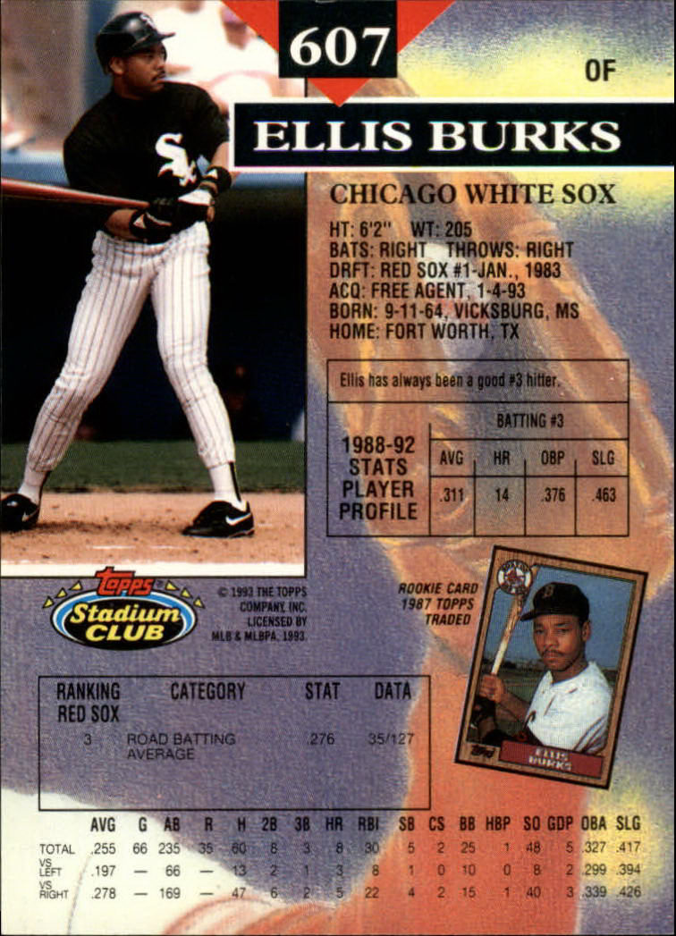 1993 Stadium Club Baseball Part 3 Main Set Card #500-750 - Picture 211 of 497