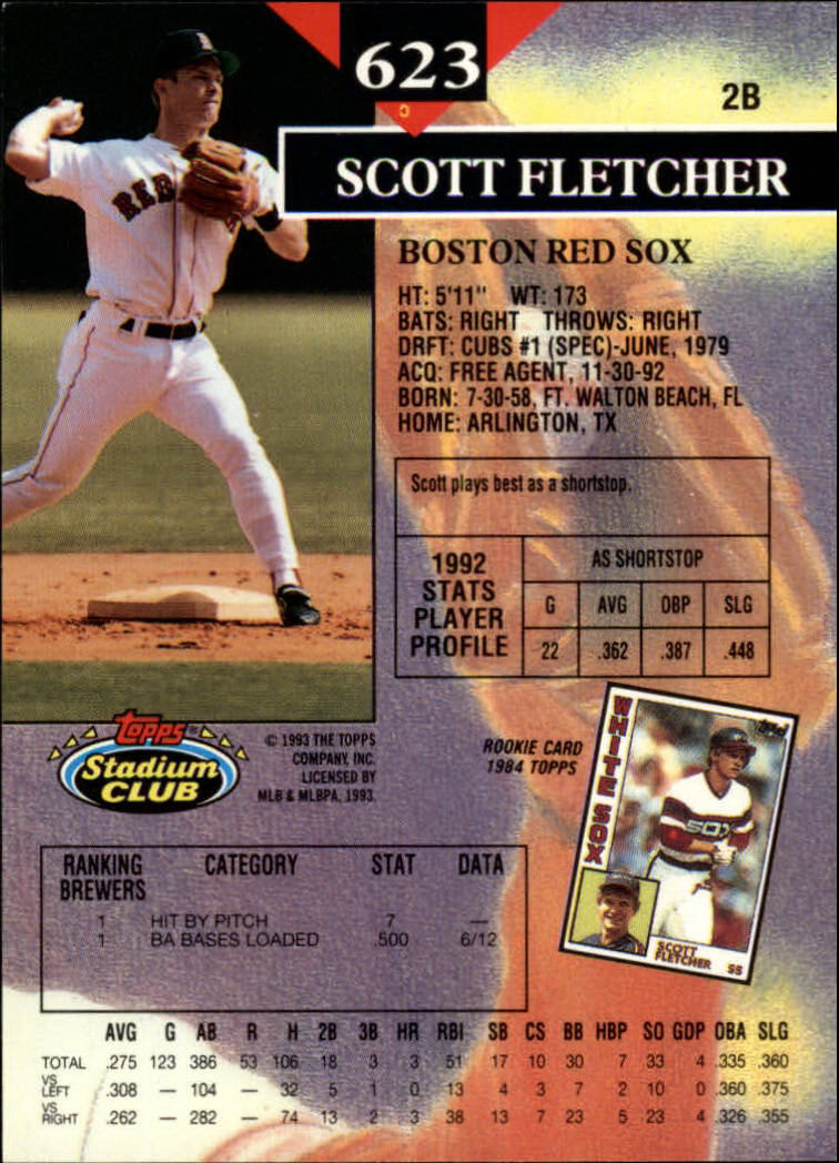 1993 Stadium Club Baseball Part 3 Main Set Card #500-750 - Picture 243 of 497