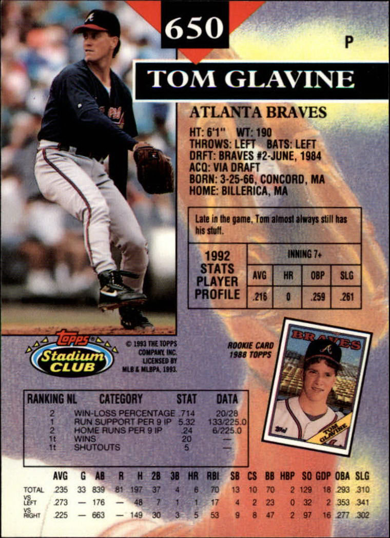 1993 Stadium Club Baseball Part 3 Main Set Card #500-750 - Picture 297 of 497