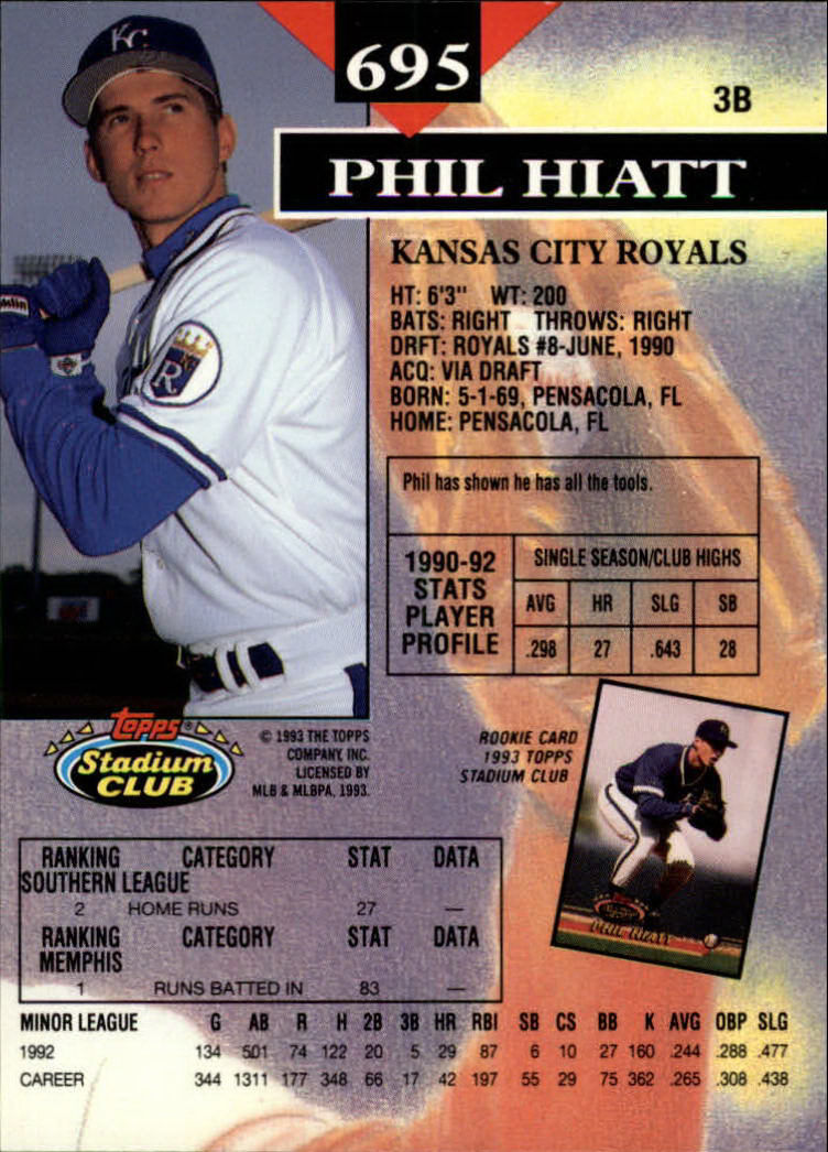 1993 Stadium Club Baseball Part 3 Main Set Card #500-750 - Picture 387 of 497