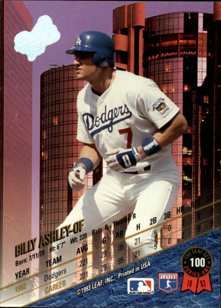 1993 Leaf Baseball Card Pick 1-249 - Picture 201 of 495