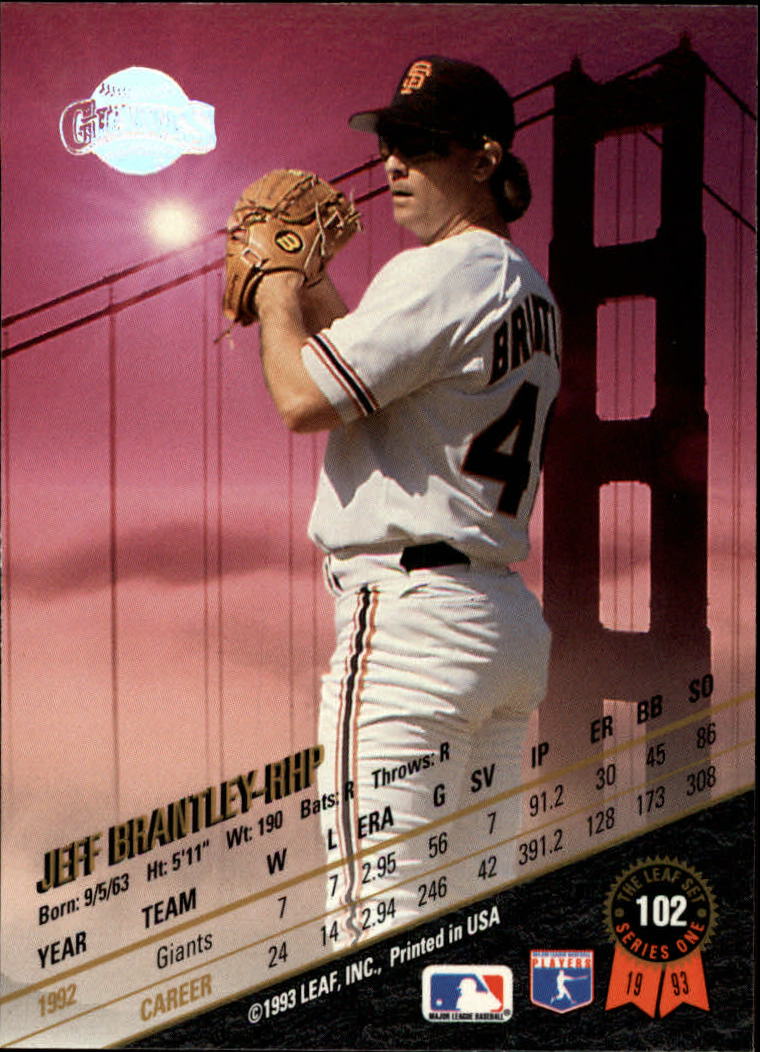 1993 Leaf Baseball Card Pick 1-249 - Picture 205 of 495