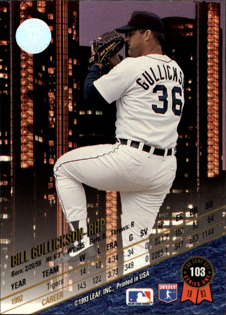 1993 Leaf Baseball Card Pick 1-249 - Picture 207 of 495