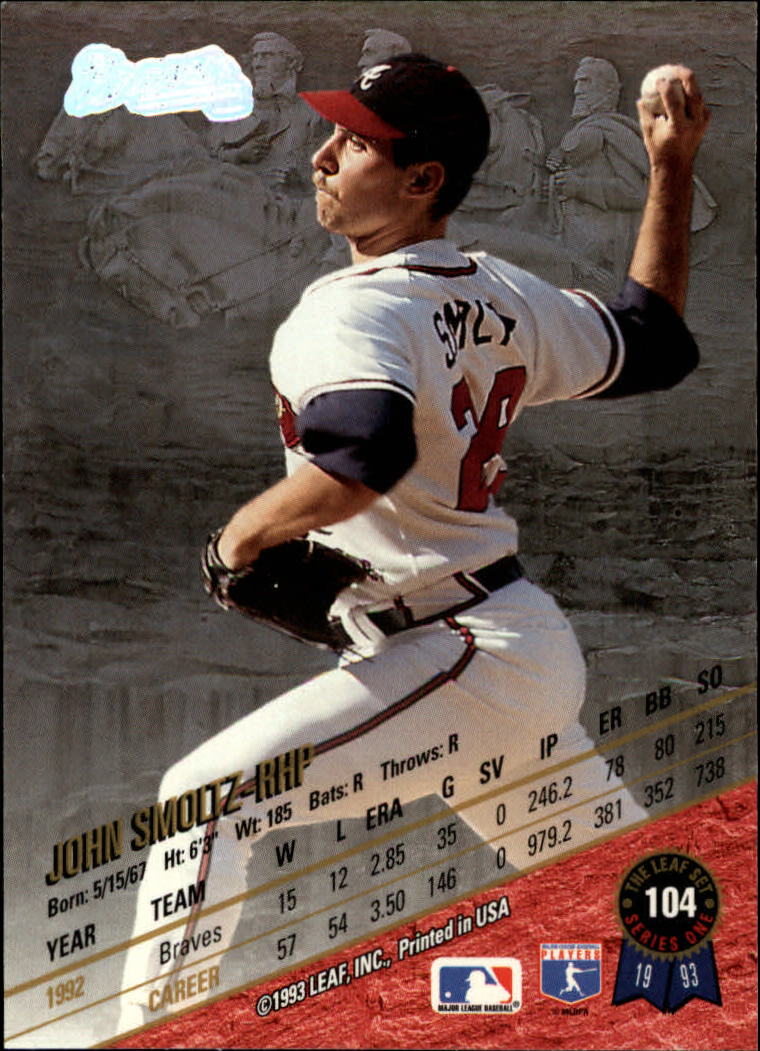 1993 Leaf Baseball Card Pick 1-249 - Picture 209 of 495