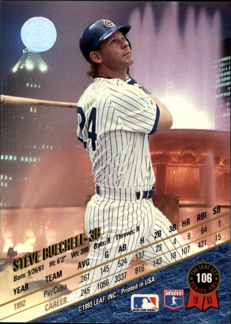 1993 Leaf Baseball Card Pick 1-249 - Picture 213 of 495