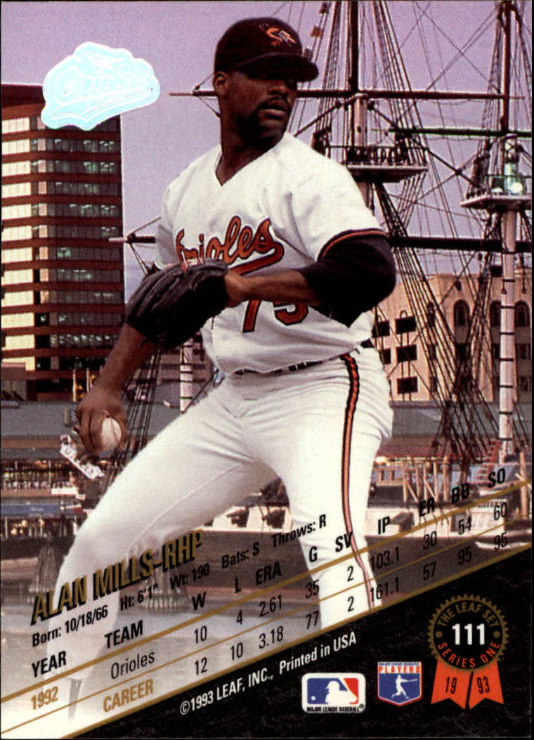 1993 Leaf Baseball Card Pick 1-249 - Picture 223 of 495