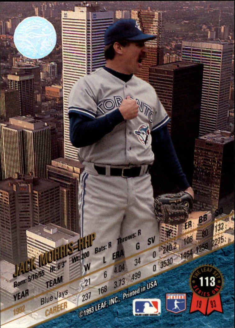 1993 Leaf Baseball Card Pick 1-249 - Picture 227 of 495