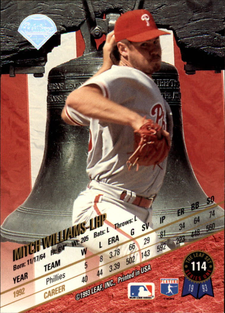 1993 Leaf Baseball Card Pick 1-249 - Picture 229 of 495