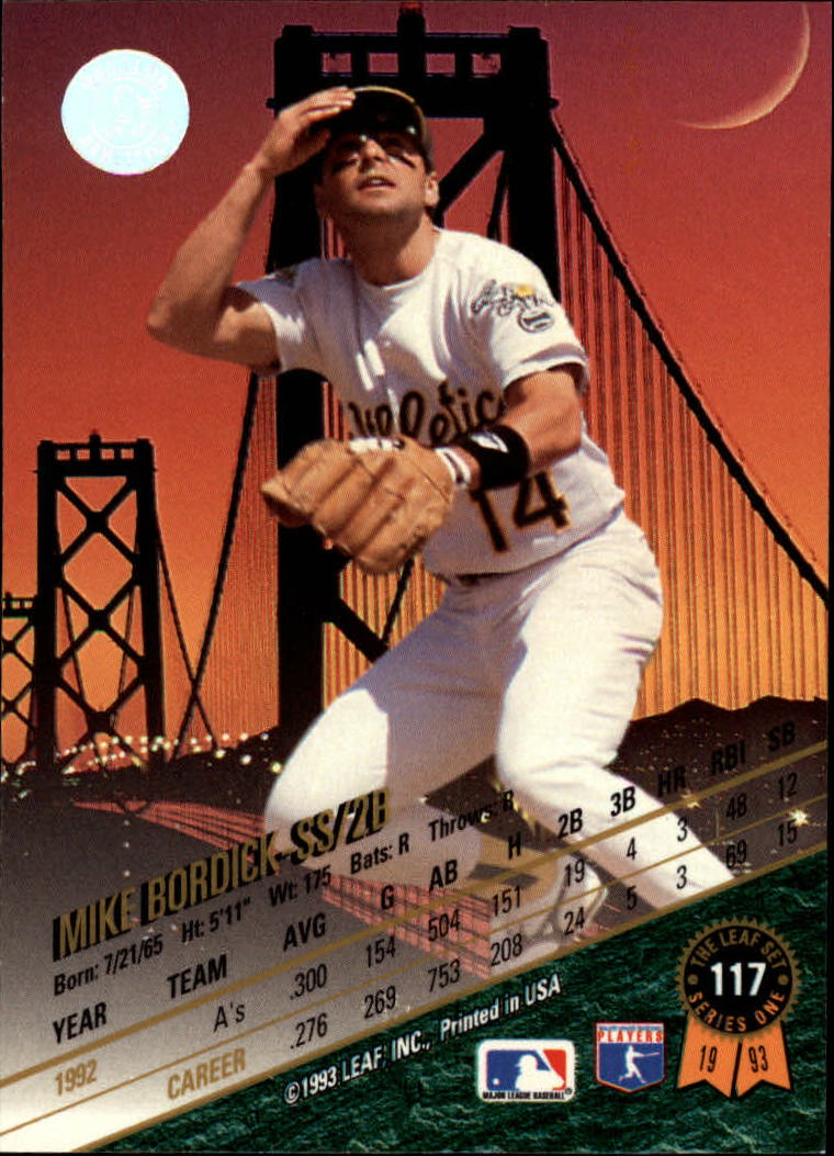 1993 Leaf Baseball Card Pick 1-249 - Picture 235 of 495