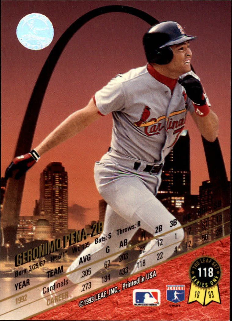 1993 Leaf Baseball Card Pick 1-249 - Picture 237 of 495