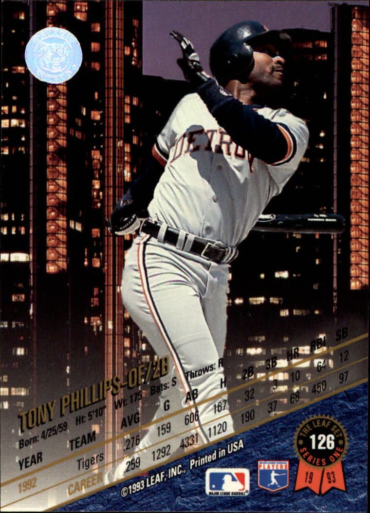 1993 Leaf Baseball Card Pick 1-249 - Picture 253 of 495