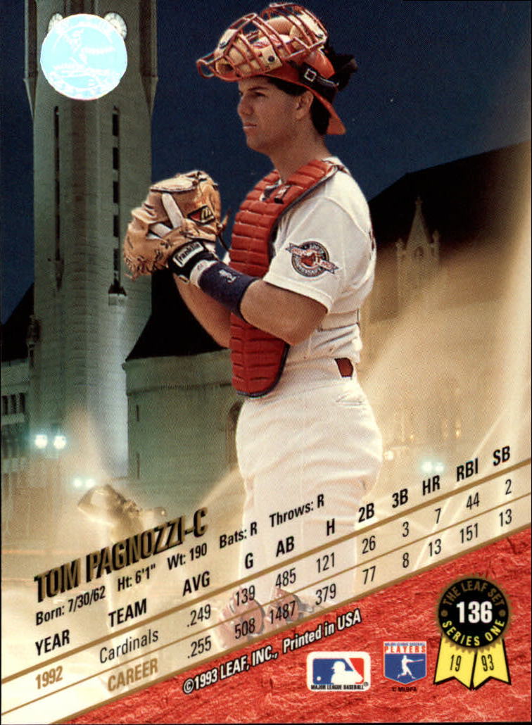 1993 Leaf Baseball Card Pick 1-249 - Picture 273 of 495