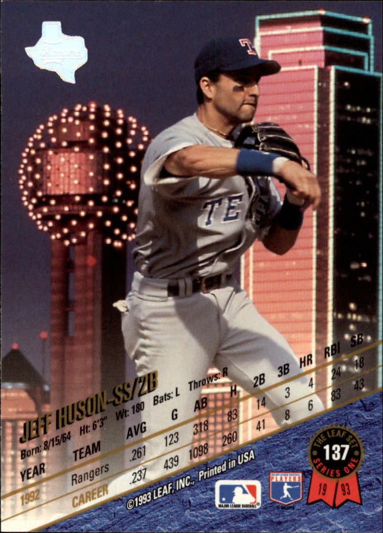 1993 Leaf Baseball Card Pick 1-249 - Picture 275 of 495