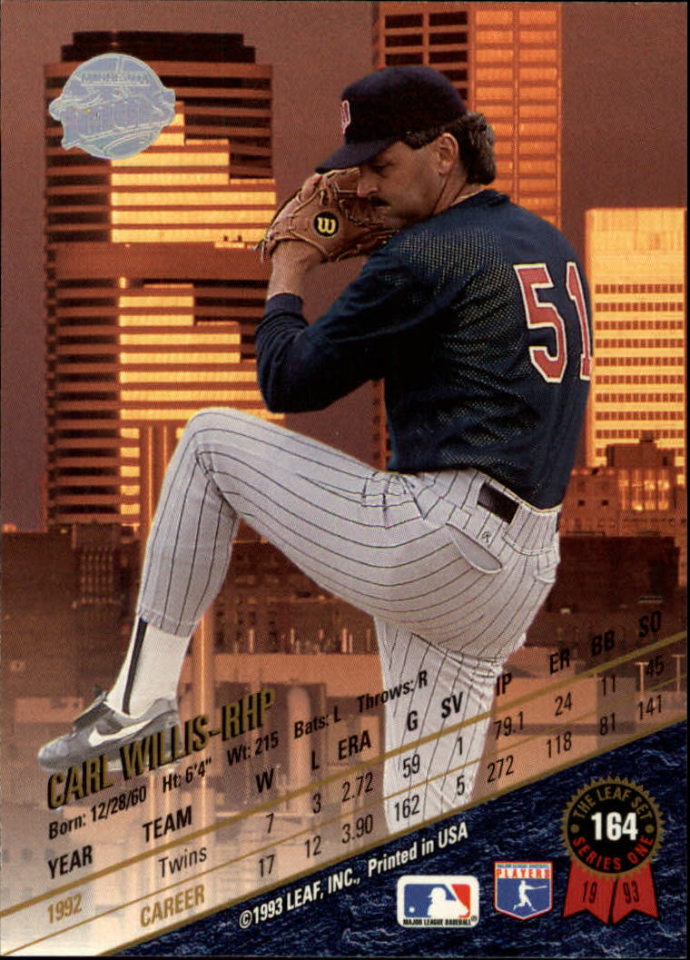 1993 Leaf Baseball Card Pick 1-249 - Picture 327 of 495