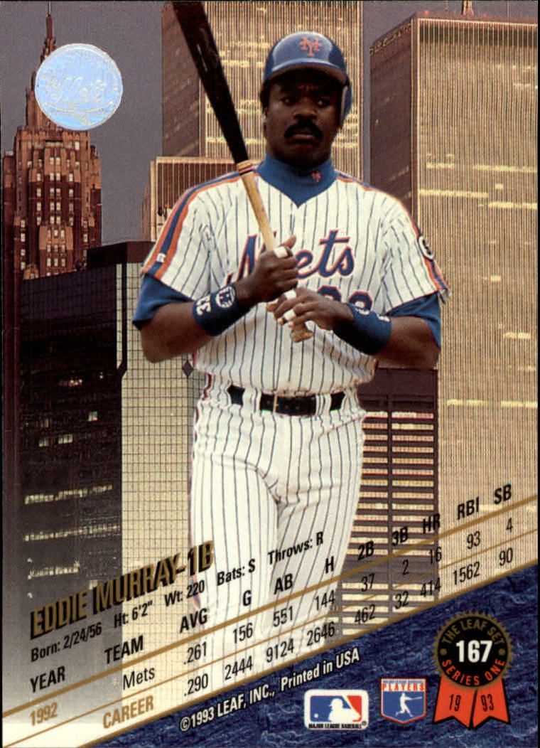 1993 Leaf Baseball Card Pick 1-249 - Picture 333 of 495