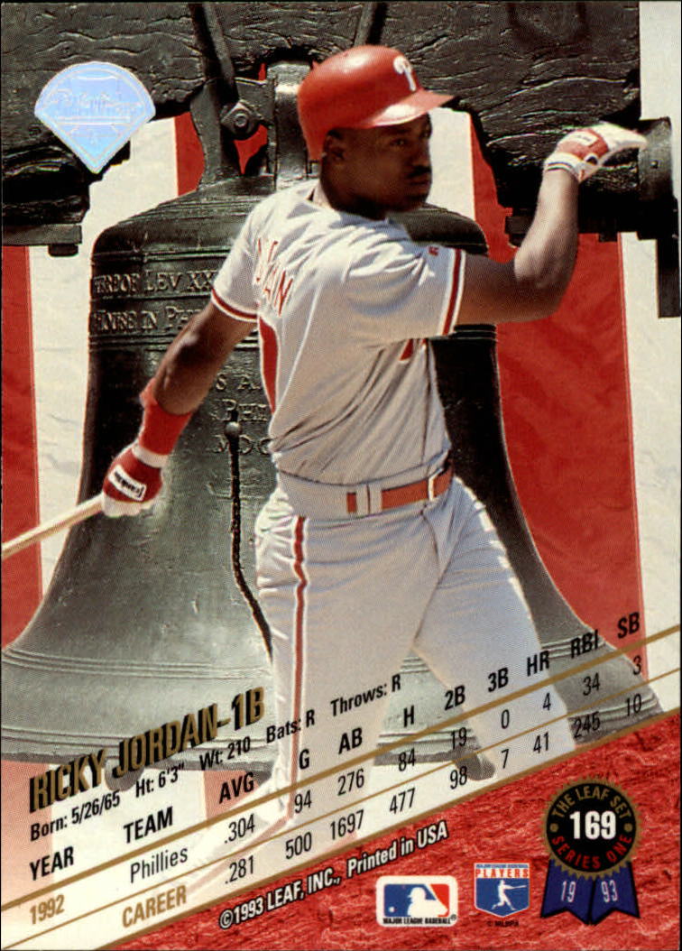 1993 Leaf Baseball Card Pick 1-249 - Picture 337 of 495