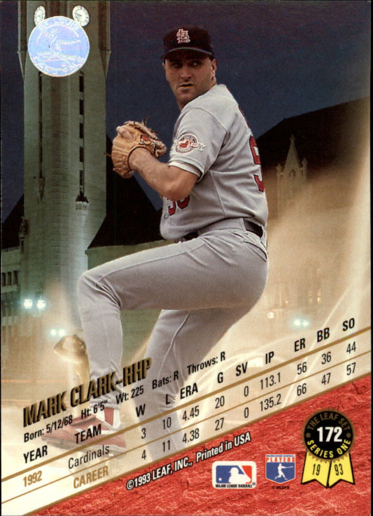 1993 Leaf Baseball Card Pick 1-249 - Picture 343 of 495