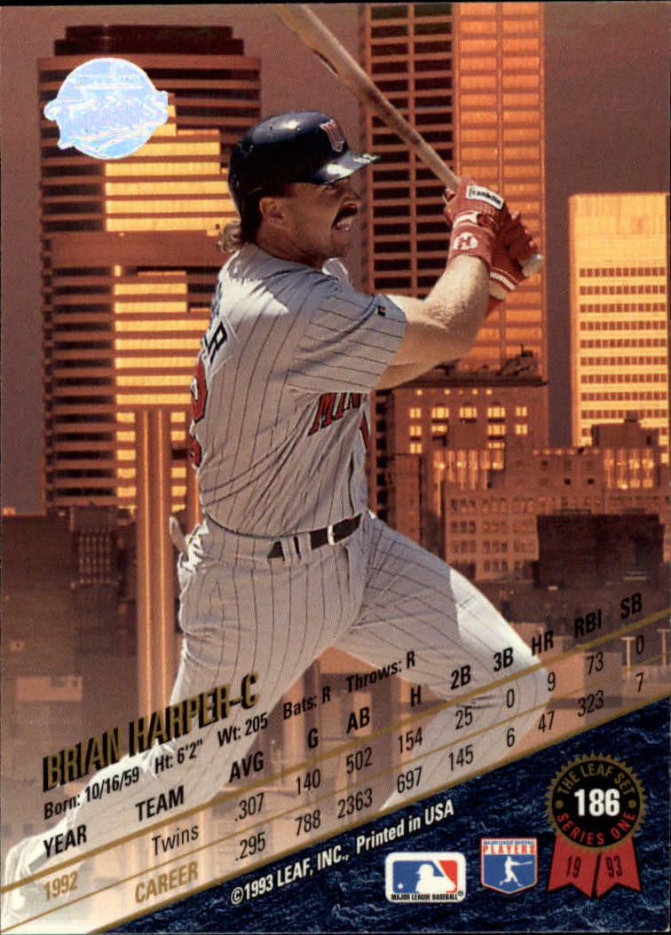 1993 Leaf Baseball Card Pick 1-249 - Picture 371 of 495