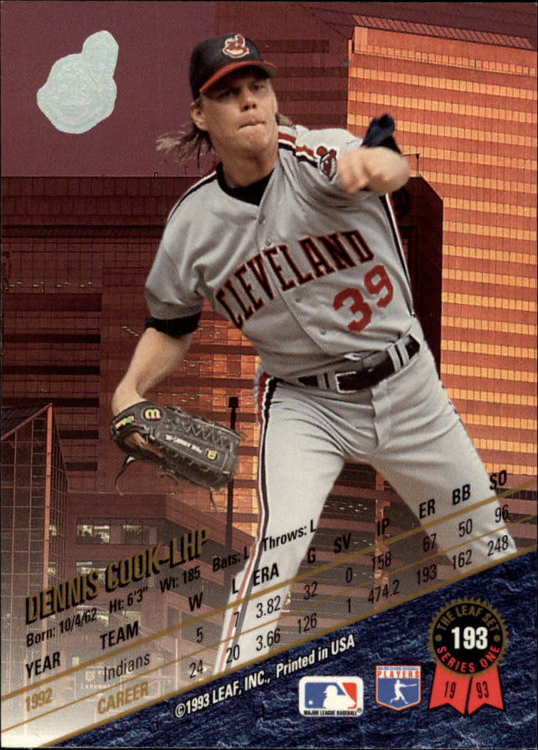 1993 Leaf Baseball Card Pick 1-249 - Picture 385 of 495