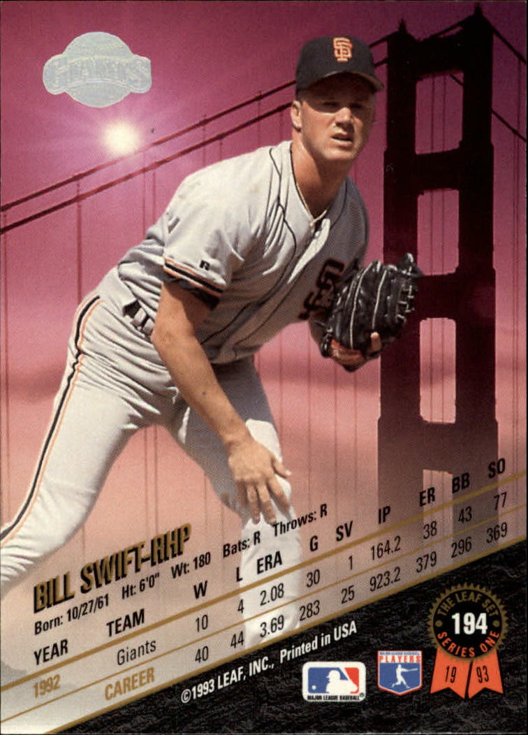 1993 Leaf Baseball Card Pick 1-249 - Picture 387 of 495