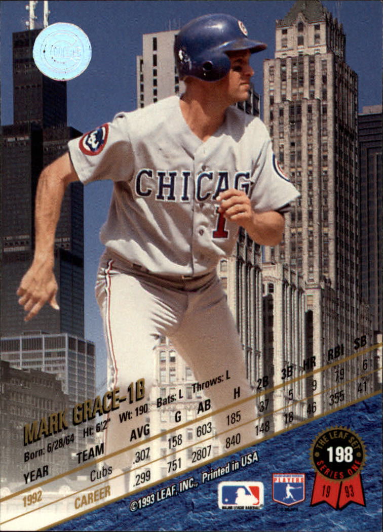 1993 Leaf Baseball Card Pick 1-249 - Picture 395 of 495