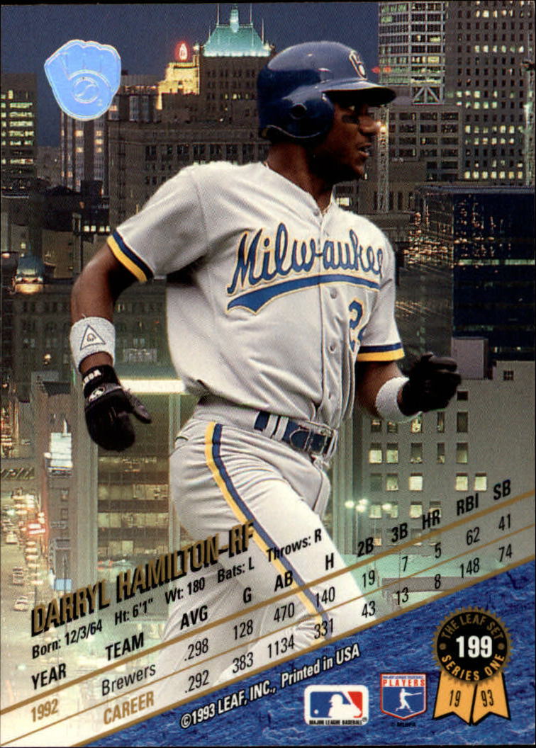 1993 Leaf Baseball Card Pick 1-249 - Picture 397 of 495