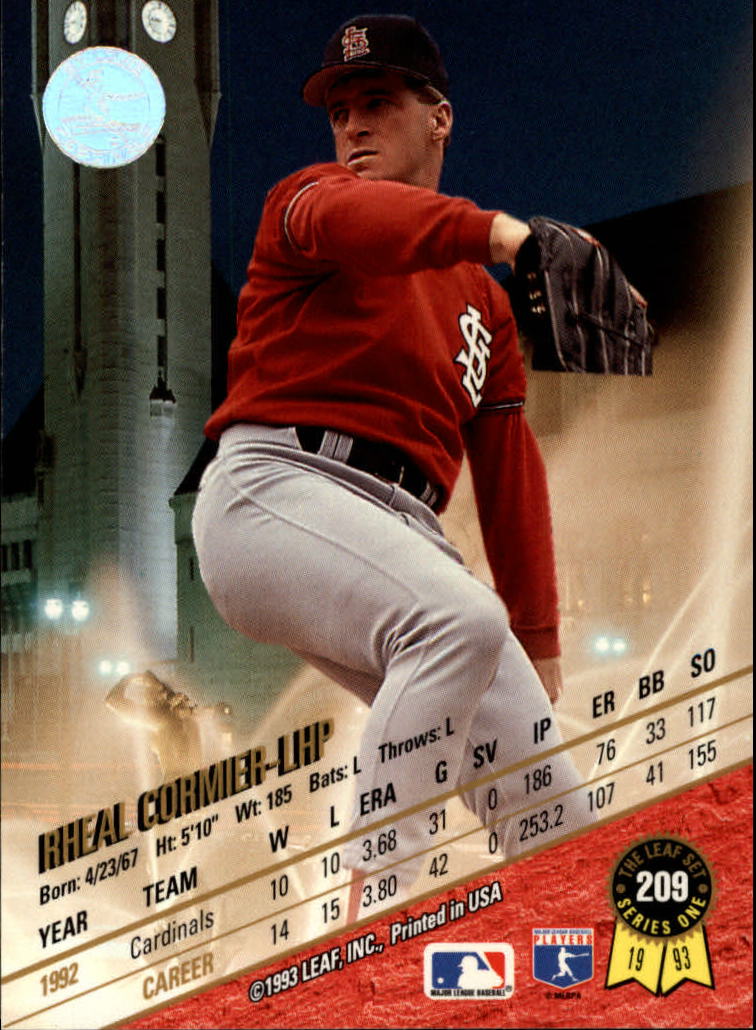 1993 Leaf Baseball Card Pick 1-249 - Picture 415 of 495