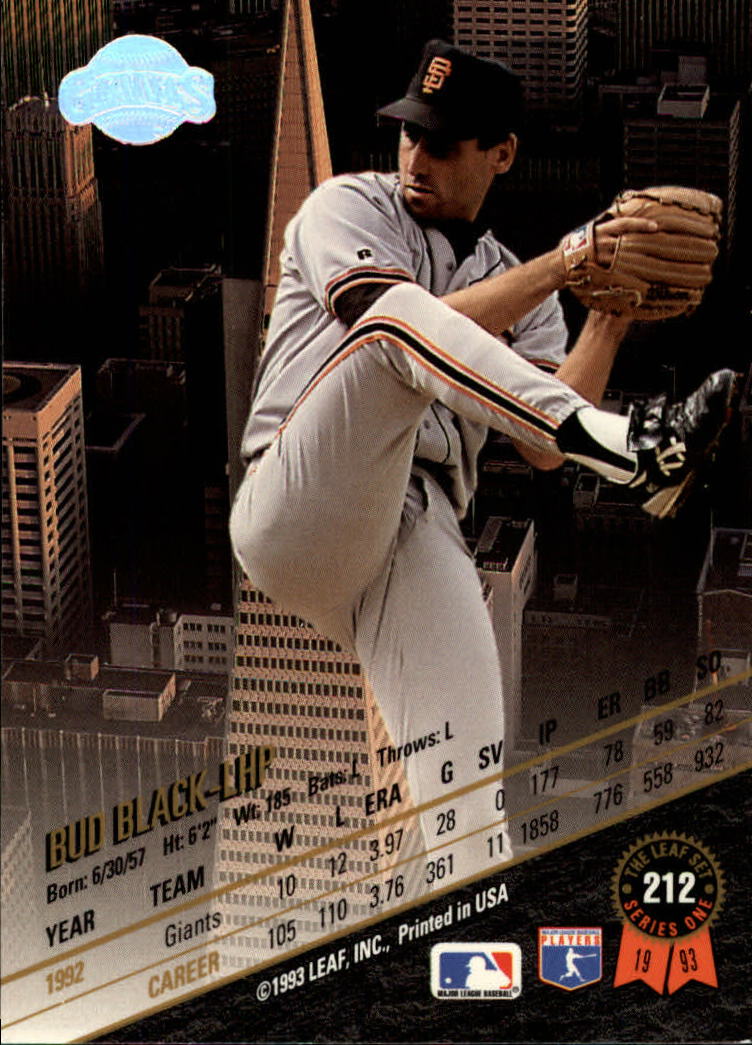 1993 Leaf Baseball Card Pick 1-249 - Picture 421 of 495