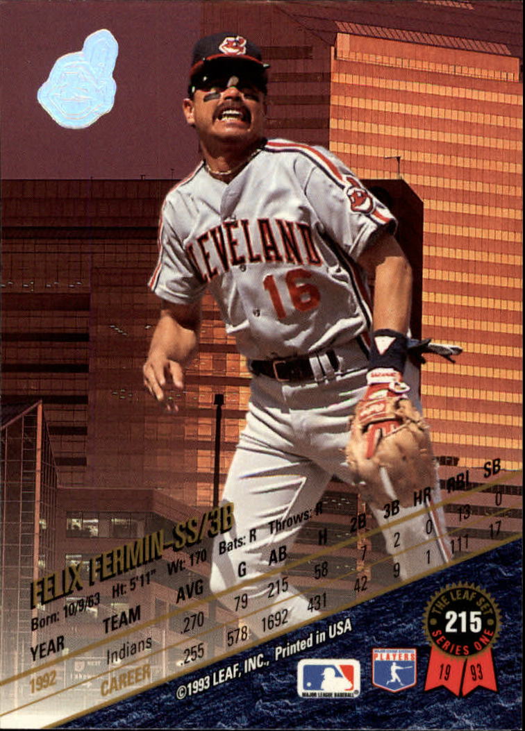 1993 Leaf Baseball Card Pick 1-249 - Picture 427 of 495